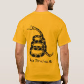 私で踏まないで下さい Tシャツ (裏面)