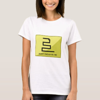私で-ゲーマーの版-女性のティーを踏まないで下さい Tシャツ