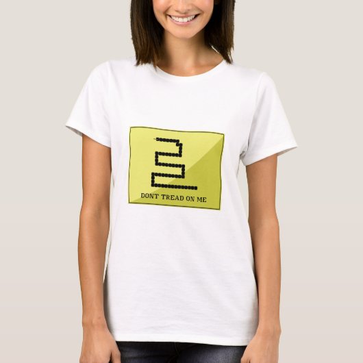 私で-ゲーマーの版-女性のティーを踏まないで下さい Tシャツ (正面)
