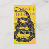 "私で"プロフィールカードを踏まないで下さい 名刺 (裏面)