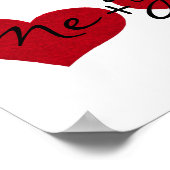 「私とあなたたち」バレンタインデープリント ポスター (角)