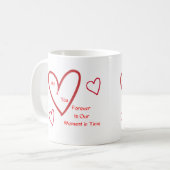 私とあなたはいつまでも私たちの時間だ コーヒーマグカップ (正面左)
