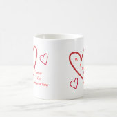 私とあなたはいつまでも私たちの時間だ コーヒーマグカップ (中央)