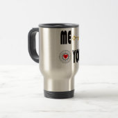 私とあなた。 トラベルマグ (正面左)