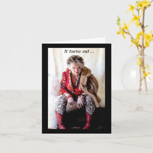 私とおもしろいアイスクリームカード1点 カード (黄色い花)