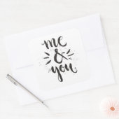 私とお前 スクエアシール (封筒)