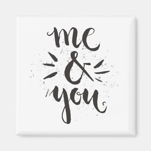 私とお前 マグネット (正面)