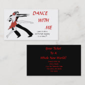 私とのダンス 名刺 (正面/裏面)