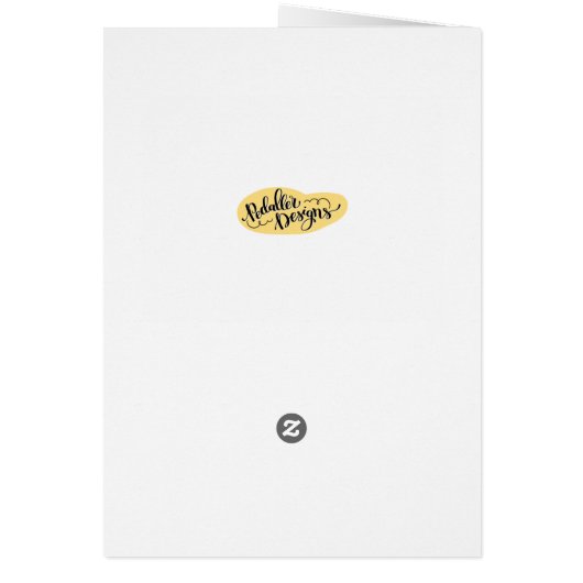 私との成長する古い彼のための記念日カード (裏面)