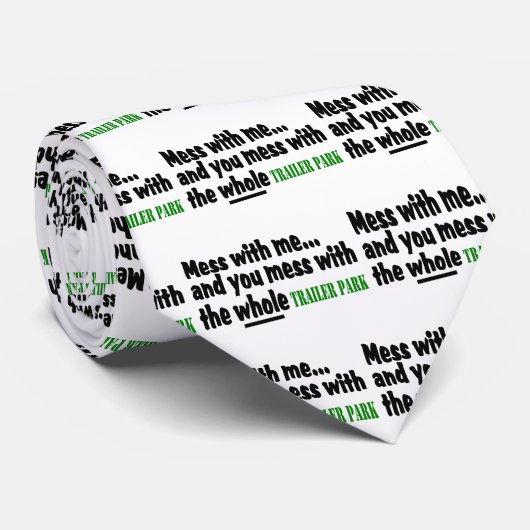 私との混乱全トレーラパークとの混乱 ネクタイ (ロール)