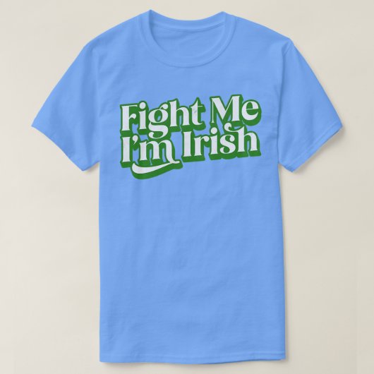 私とアイリッシュで戦う Tシャツ (デザイン正面)