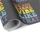 私とカルマヴィベはGroovyヴィンテージのようおもしろいに ラッピングペーパー (ロールコーナー)