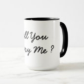 私とコップのマグの提案結婚します マグカップ (正面右)