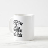 私とコーヒーは今時を過ごしている コーヒーマグカップ (正面左)