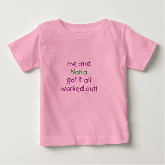 私とナナ ベビーTシャツ