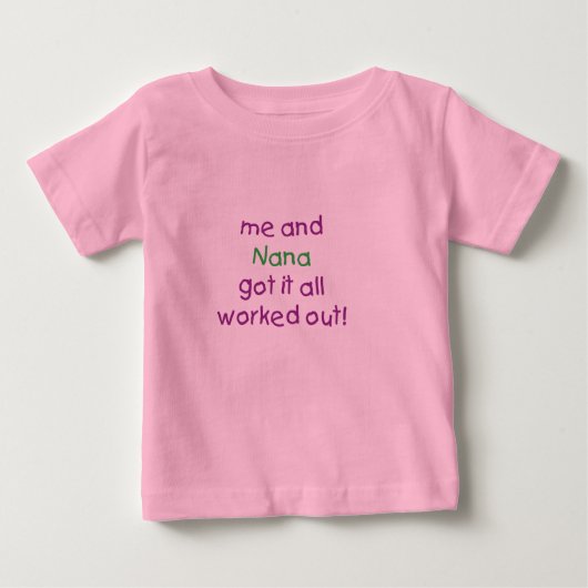 私とナナ ベビーTシャツ (正面)
