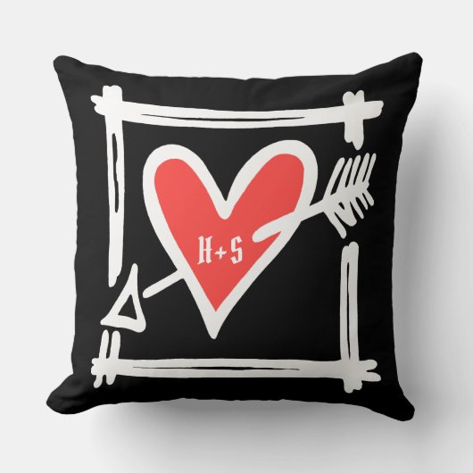 私とパーソナライズされた結婚してくれる？提案クッション クッション (正面)