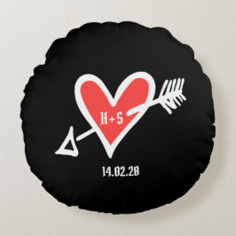 私とパーソナライズされた結婚してくれる？提案クッション ラウンドクッション