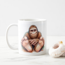 私とビッグフット コーヒーマグカップ