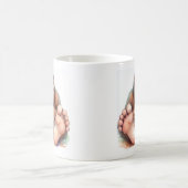 私とビッグフット コーヒーマグカップ (中央)