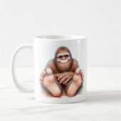 私とビッグフット コーヒーマグカップ (左)