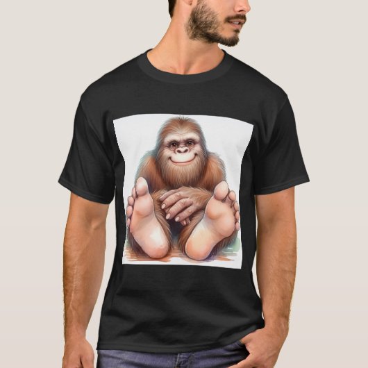 私とビッグフット Tシャツ (正面)
