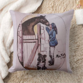 私とベビー競走馬マーレジャミー クッション (ブランケット)