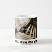 私とマグを台なしにしないで下さい コーヒーマグカップ (中央)