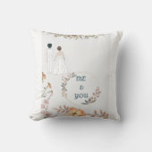 私とユー結婚の贈り物 クッション (正面)