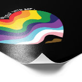 私と一緒なら自分らしくいられるよ LGBT トランスジェンダー ゲイ フォトプリント            (角)