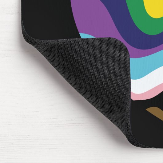 私と一緒なら自分らしくいられるよ LGBT トランスジェンダー ゲイ マウスパッド (コーナー)