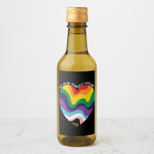 私と一緒にいればありのままの自分でいられる LGBT トランスジェンダー ゲイ ワインラベル