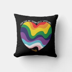 私と一緒にいれば自分らしくいられる LGBT トランスジェンダー ゲイ クッション