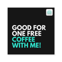 私と一緒にコーヒーを1杯無料で
