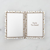 私と一緒にプ感謝していディングするために、プリンのプリン カード (内部)