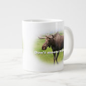 私と一緒にムースしないで、アラスカのムース ジャンボコーヒーマグカップ (正面右)