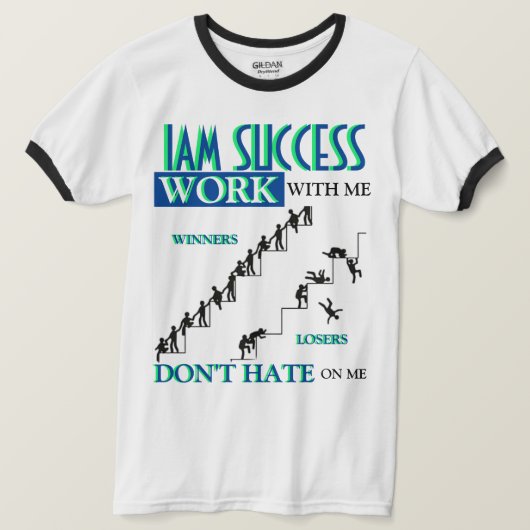 私と一緒に働く Tシャツ (デザイン正面)