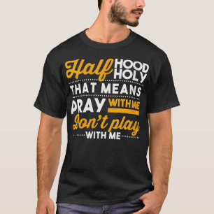 私と一緒に半分祈のフードは遊ない Tシャツ