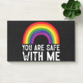 私と一緒に安全Lgbtqプライド月虹 ポストイット (オフィス)