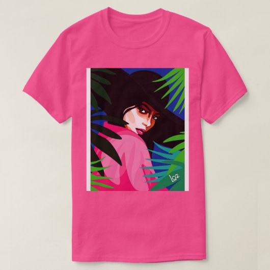 私と一緒に居ることはできない Tシャツ (デザイン正面)