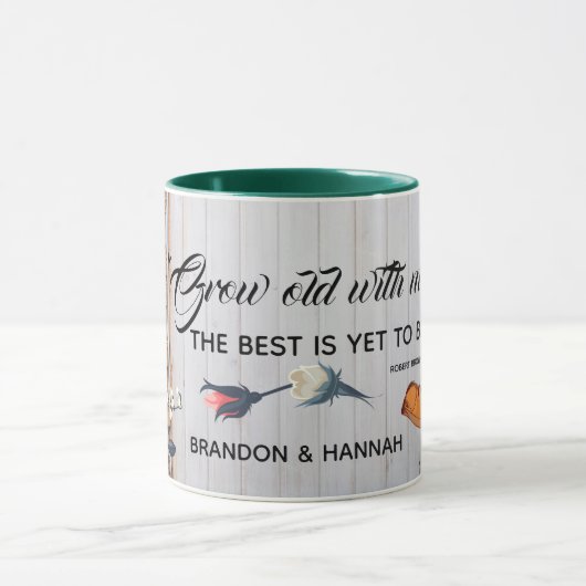 私と一緒に年を取る マグカップ (中央)