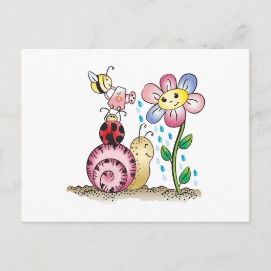 私と一緒に成長!グランディット・アヴェック・モイ! ポストカード (正面)