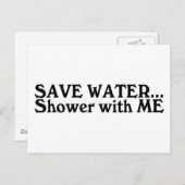 私と一緒に救水のシャワー ポストカード (正面/裏面)