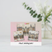 私と一緒に本を旅しよう! ポストカード (スタンド正面)