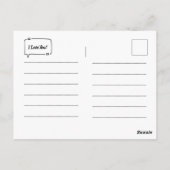 私と一緒に本を旅しよう! ポストカード (裏面)