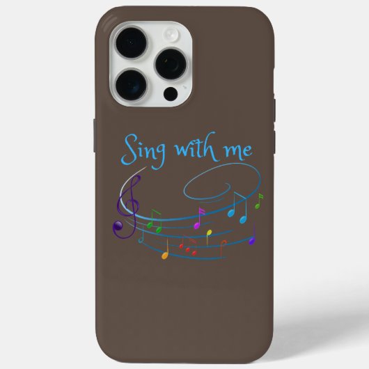 私と一緒に歌ってください Case-Mate iPhoneケース (裏面)