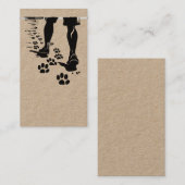 私と一緒に歩く 名刺 (正面/裏面)