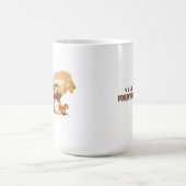 私と一緒に歩く – 永遠に | ライオンデザイン コーヒーマグカップ (中央)