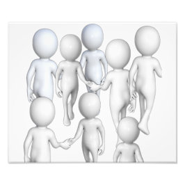 私と一緒に歩来く フォトプリント