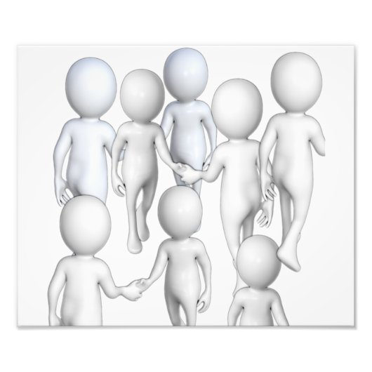 私と一緒に歩来く フォトプリント            (正面)